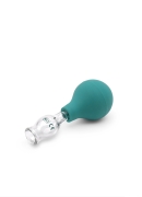 Schröpfglas mit Ball innen Ø 1 cm